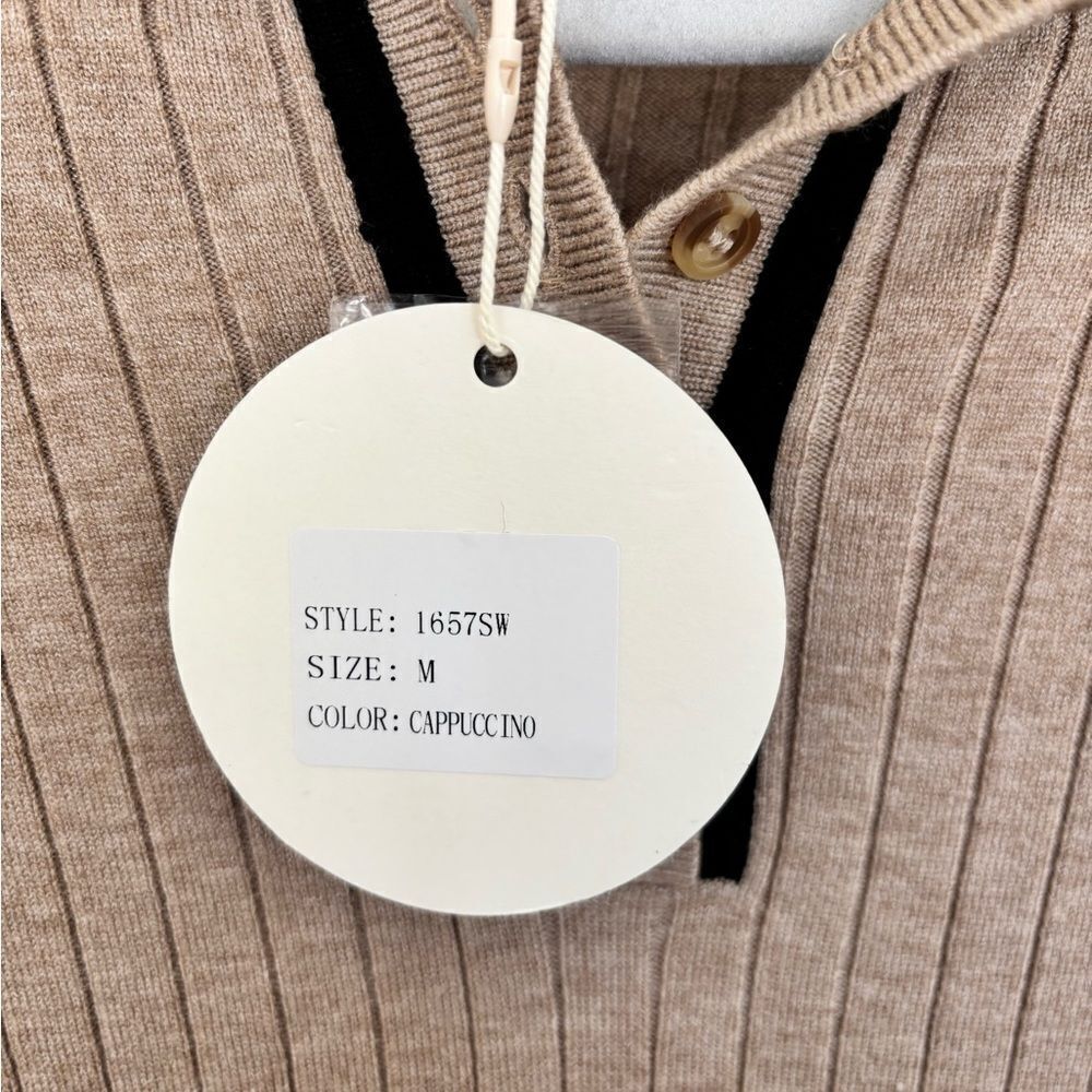 NWT Tan Ribbed Knit Dress✨ - Picture 9 of 12